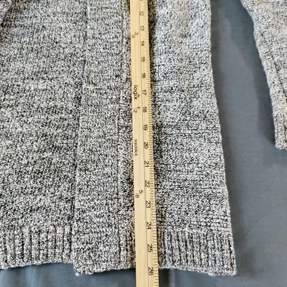 J. Crew Women XXS Boucle Knit Open Front Cardigan Long Sleeve Boho Sweater Retro - Picture 8 of 9